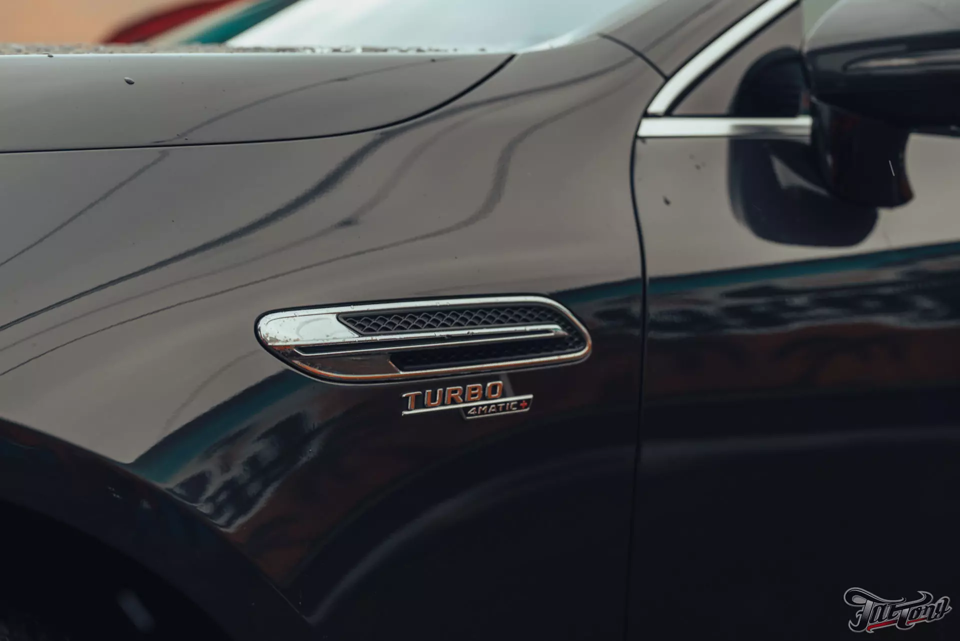 Mercedes-AMG GT 4 Door. Окрас бампера